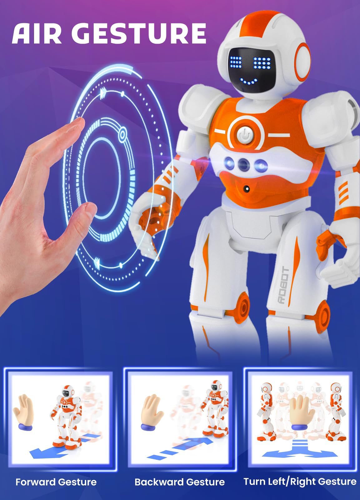 EduCuties robot toy demonstrates programmable actions for creative play.