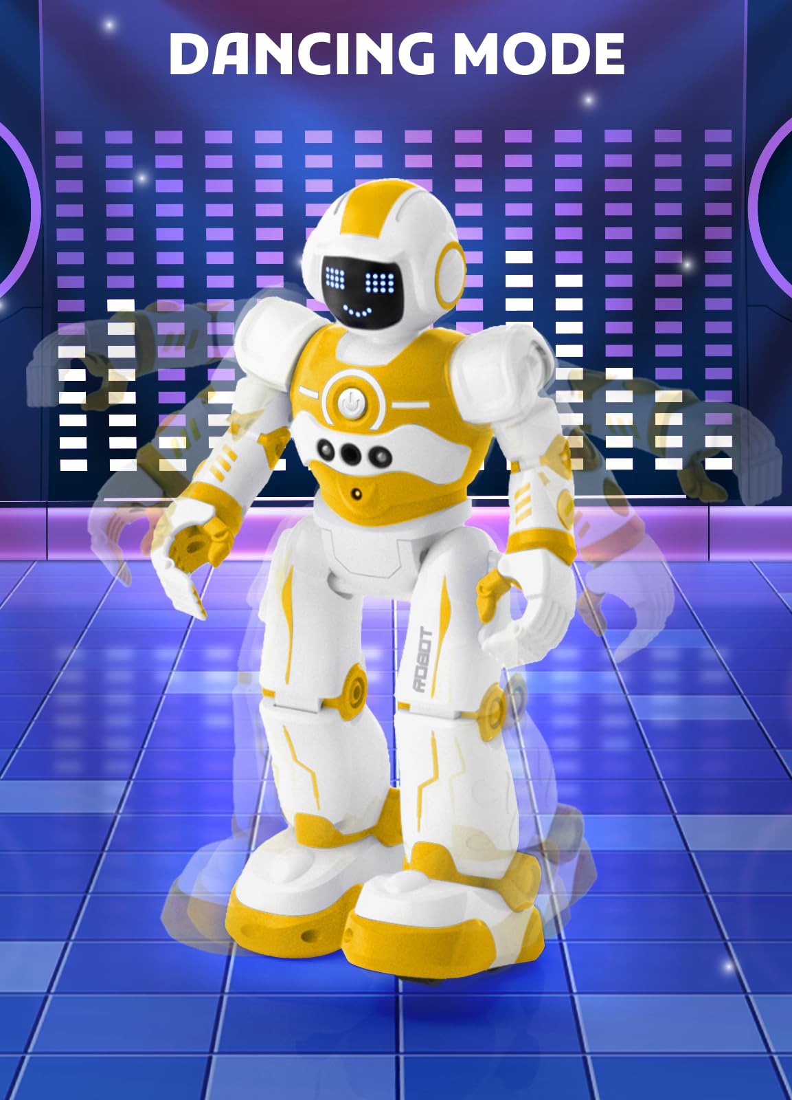 EduCuties robot toy USB charging, convenient power for on the go play