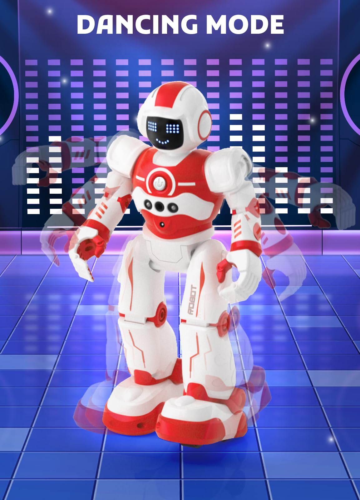 EduCuties robot toy USB rechargeable battery for convenient power