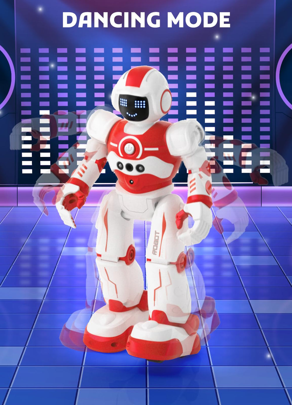 EduCuties robot toy USB rechargeable battery for convenient power