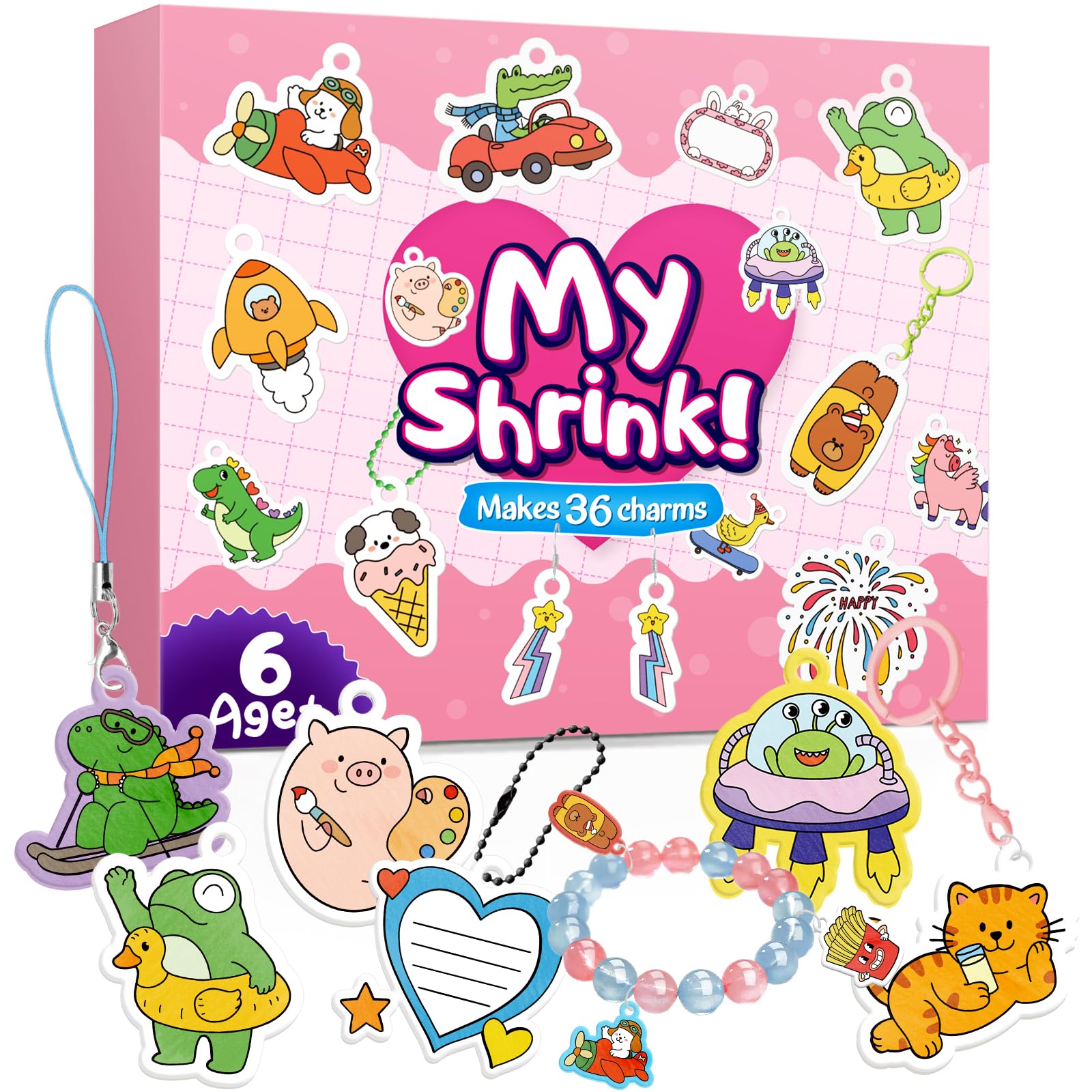 Edulok shrink plastic kit contents for versatile DIY crafts