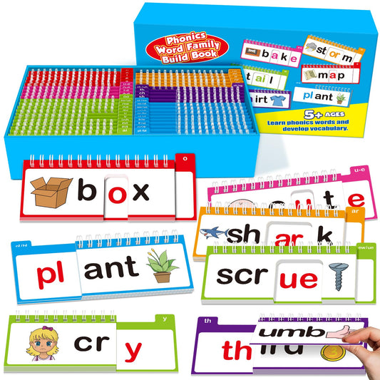 Edulok 40 Read and Rhyme flip books cover showing kid-friendly visuals to spark early reading