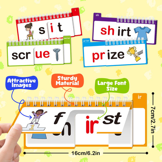 Edulok phonics flash cards focusing on beginning blends to support decoding