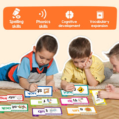 Edulok read-aloud flip books encourage collaborative learning at home.