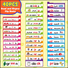 Edulok read and rhyme flip activity pages ready for hands-on practice