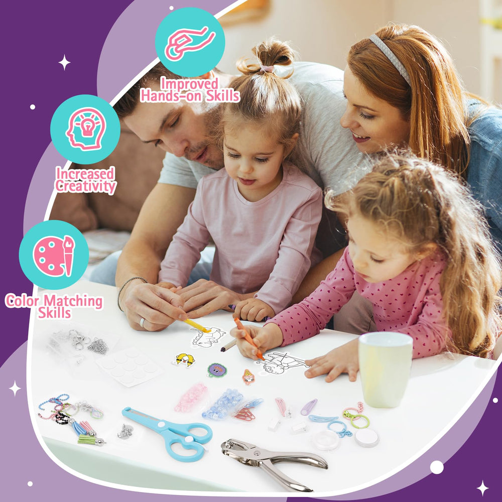 Edulok shrink art charms for personalized decorations