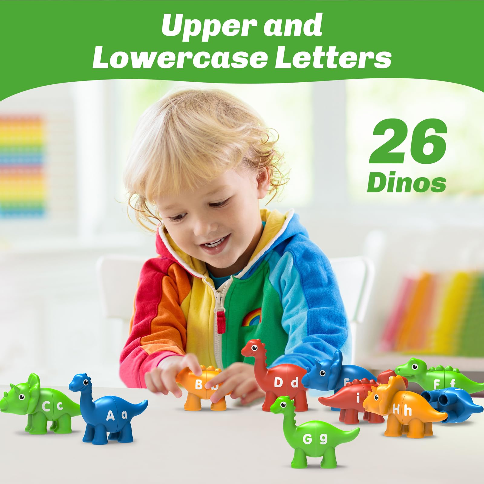 Edumoteso safe plastic dinosaur with smooth edges for little hands