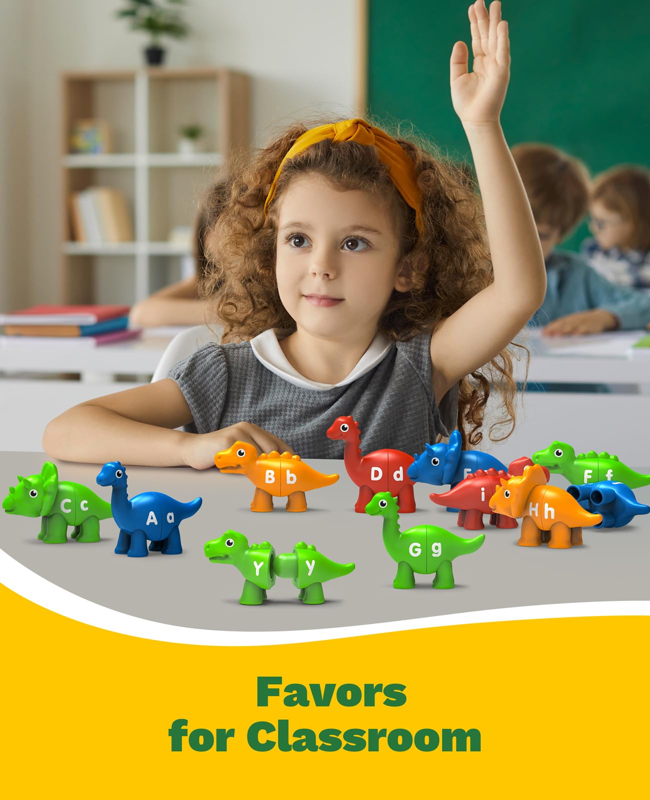 Edumoteso toddler-friendly design promotes fine motor skills with chunky dinosaur pieces.