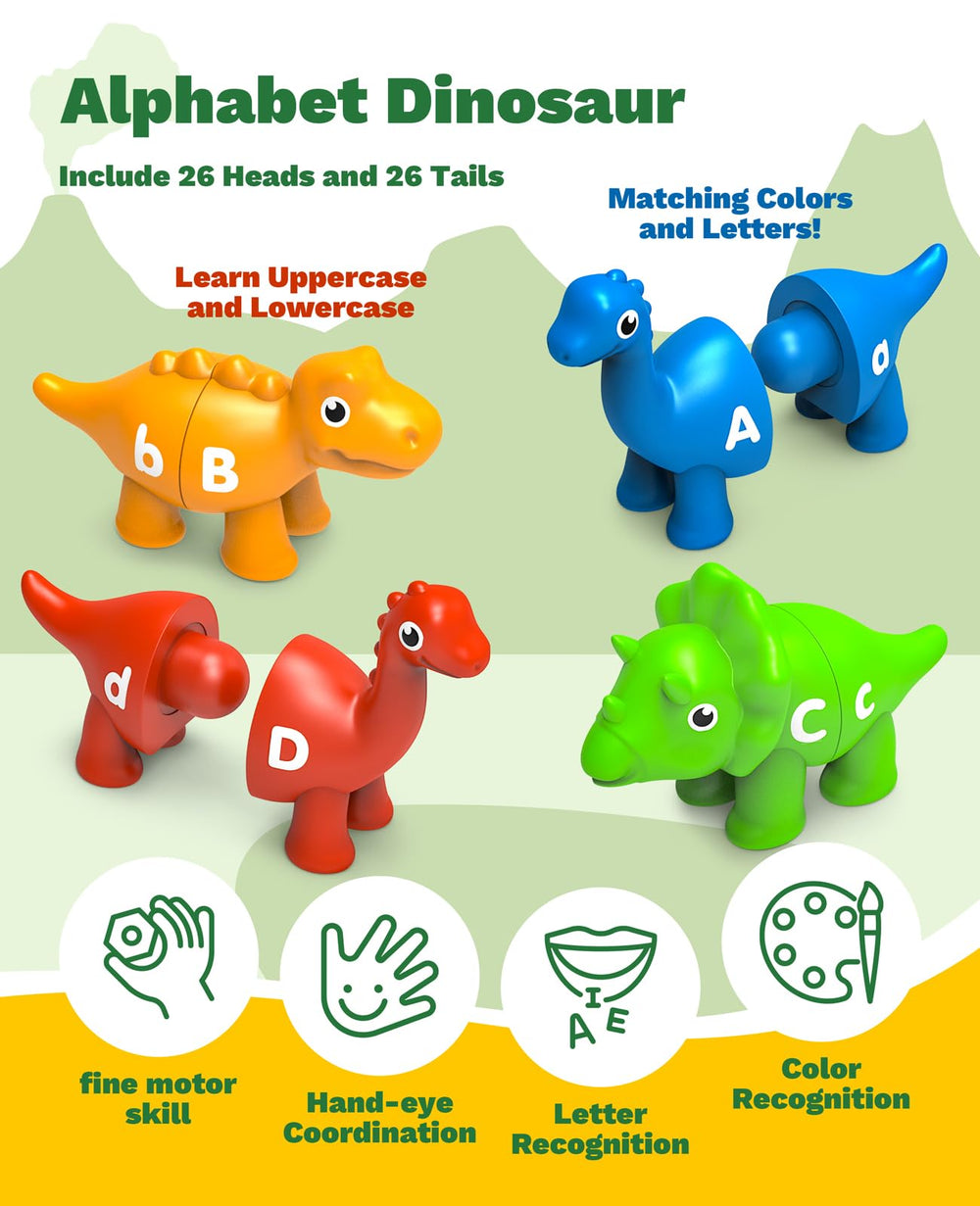 Edumoteso uppercase and lowercase matching highlights letter recognition through hands-on activity.