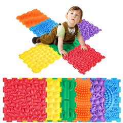 Edusense sensory mat with six textures for tactile exploration at home