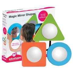 Edushape Magic Mirror 3-Piece Set in bath promotes visual exploration