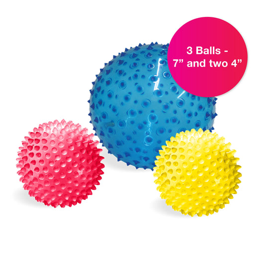 Edushape Original Sensory Balls red 4in ball supports tiny hands and grasping.
