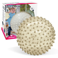 Edushape sensory ball large size is easy to grasp for tiny hands.
