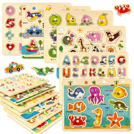 edutree peg puzzle alphabet supports early literacy with hands-on letter matching.