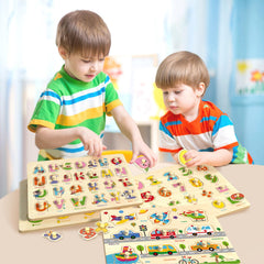 edutree peg puzzle forest-animals brightens afternoon play with friendly characters.