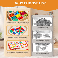 Edutree wooden blocks showcase vibrant colors for color recognition and pattern variety