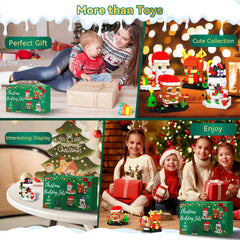 Eelexa Gingerbread house blocks encourage following steps and problem-solving.