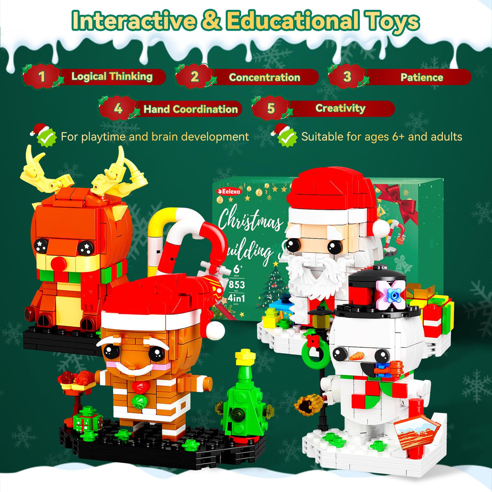 Eelexa Christmas blocks invite shared play and creative collaboration for kids 6 and up.
