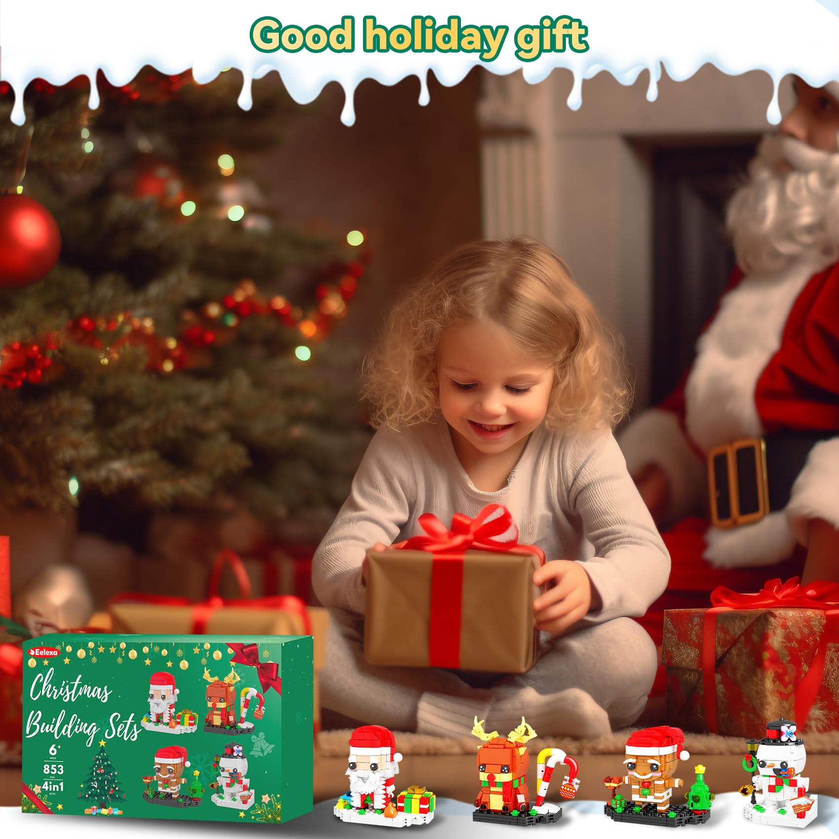 Eelexa Reindeer building kit enhances fine motor skills through hands-on assembly.