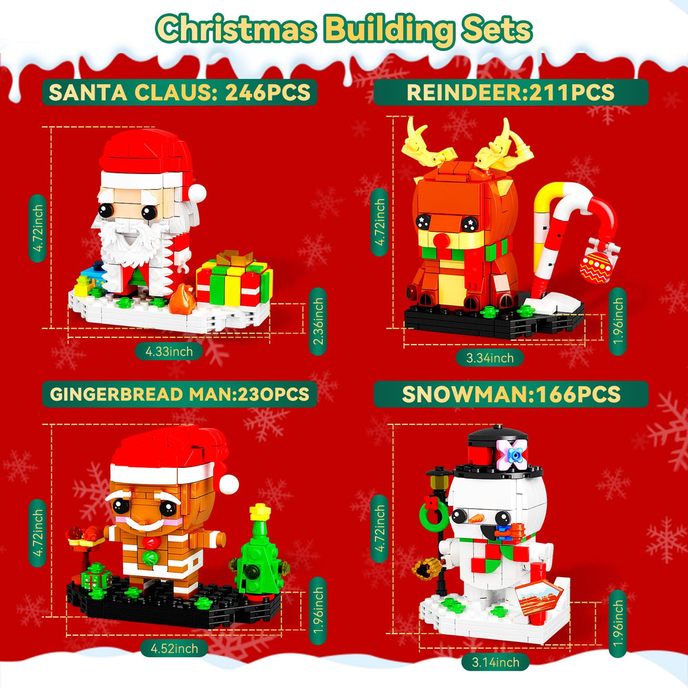 Eelexa Snowman building set fosters creative thinking during winter-themed play.