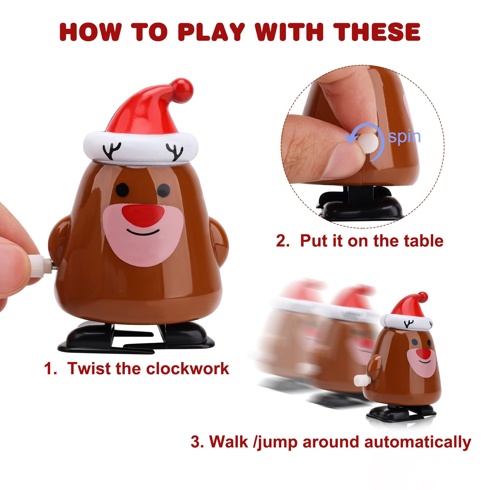 EEOCWF snowman wind-up toy adding seasonal classroom prizes