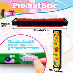 Eerrhhaq cartoon harmonica in bright colors to spark curiosity