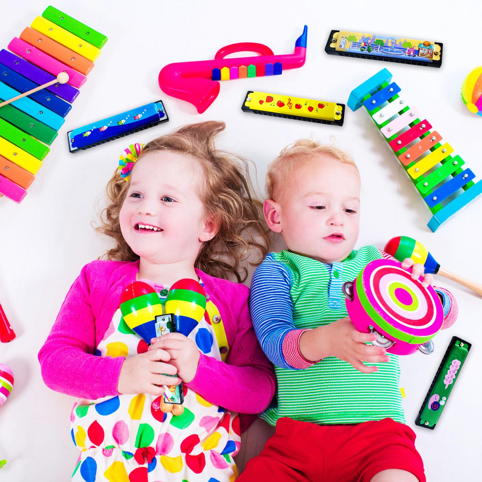 Eerrhhaq 24 piece set for shared fun and learning at home or class