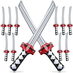 Eerrhhaq inflatable ninja swords pack of 12 for festive party decor.