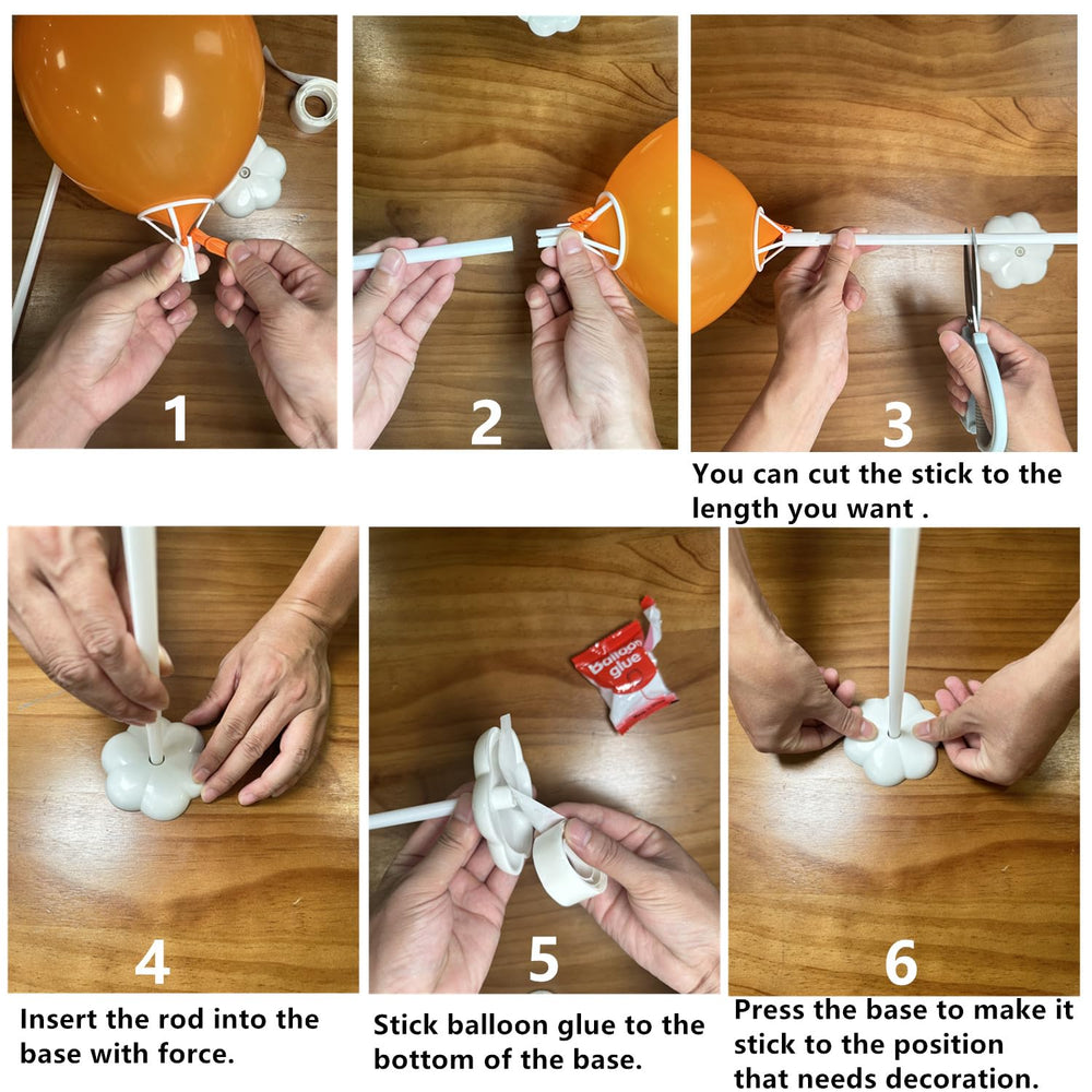 EFAY balloon clips and pump included simplify quick decoration