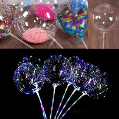 EFAY clear sticks for LED light-up balloons (LEDs not included)