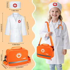 EFO SHM Dentist Play Set wooden dental tools for safe, durable play.