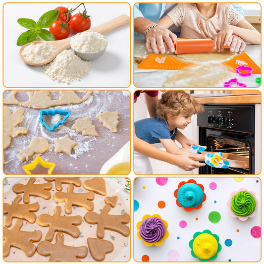 EFO SHM toddler knife set with safety design for budding chefs.