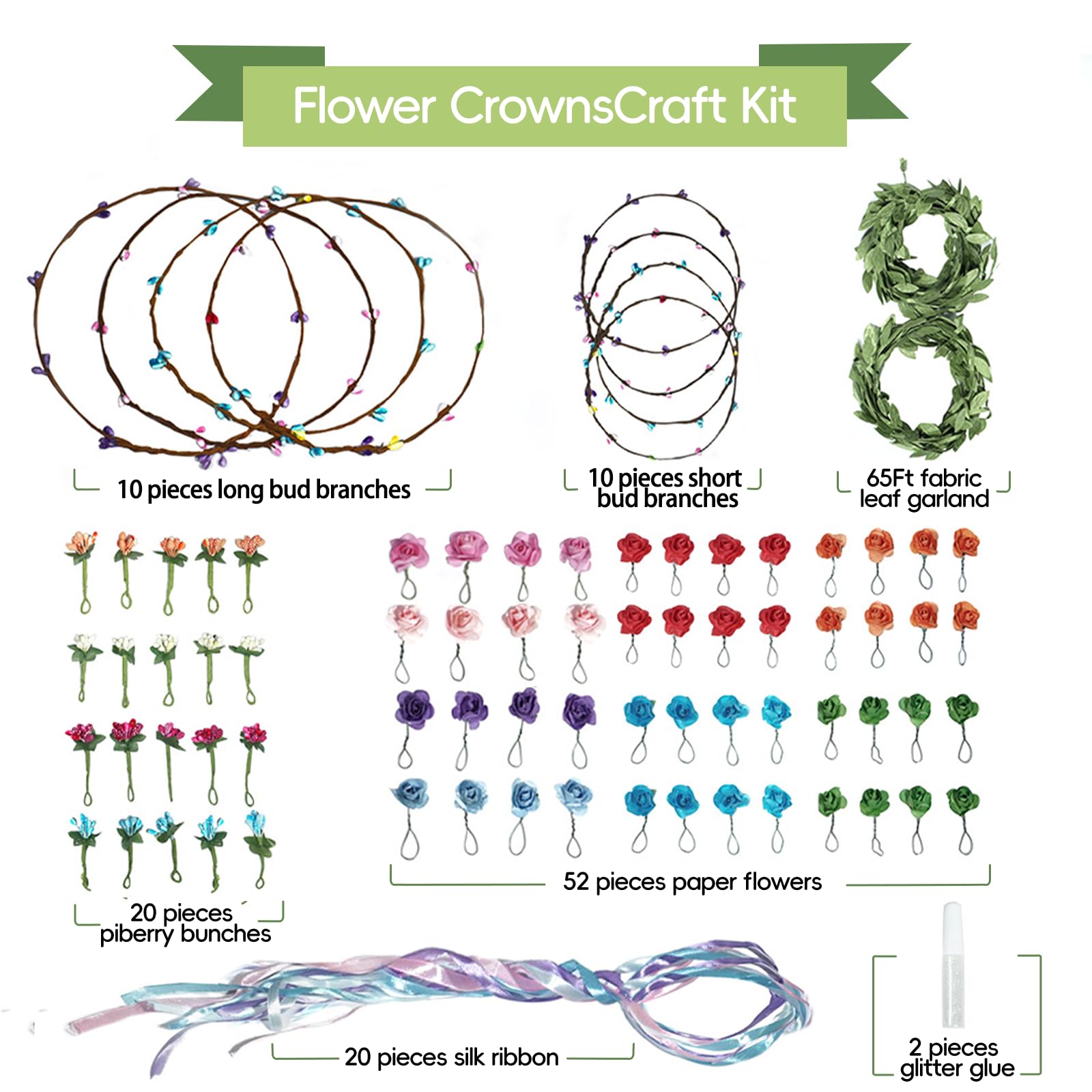 EggSun silk ribbons variety for versatile, elegant crown designs