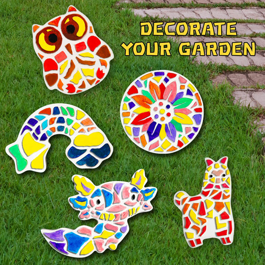 EggSun stepping stone Rabbit design ideal for garden path accents and screen-free art time