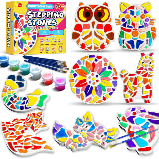 EggSun stepping stone Sunflower design ready for outdoor garden display and kid-friendly crafts