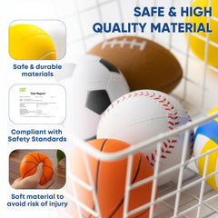 EH.DT mini foam tennis ball — quiet, mess-free practice for little athletes.