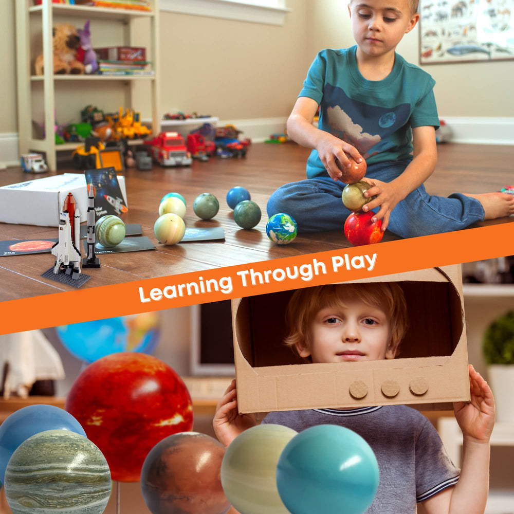 EH.DT Space Balls wall stickers enhance space-themed decor and learning.