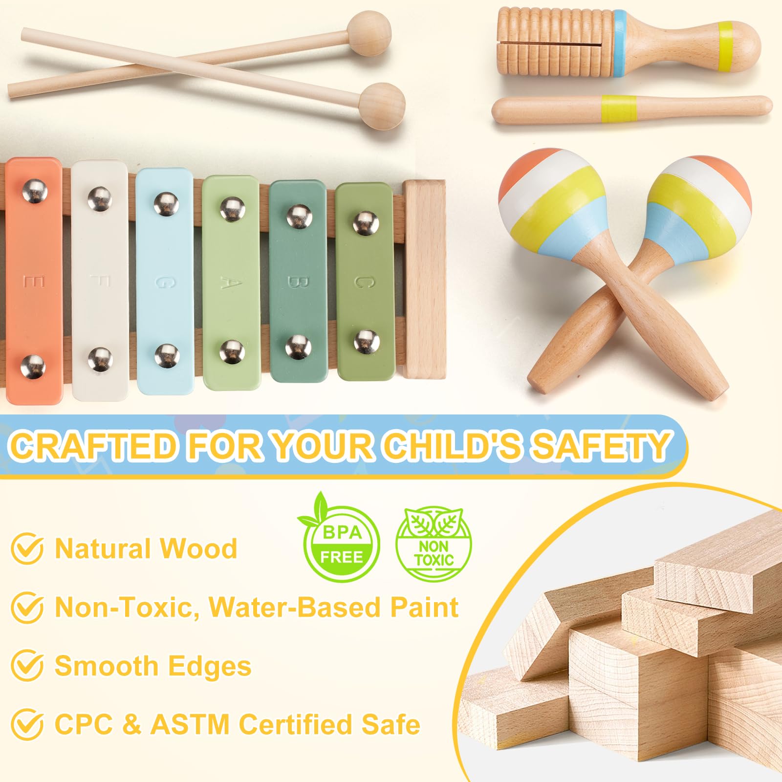 Ehome clarinet-inspired toy fueling imaginative pretend play and listening focus.