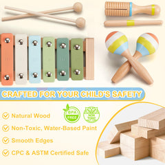Ehome clarinet-inspired toy fueling imaginative pretend play and listening focus.