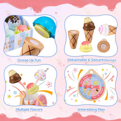 Ehome scooper helps kids scoop ice cream with ease.