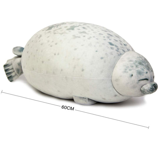 EHOTONG seal plush hug toy designed for nap-time comfort and relaxation.