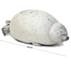 EHOTONG seal plush hug toy designed for nap-time comfort and relaxation.