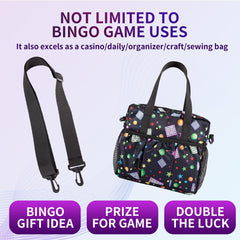 EHRGK Bingo Bag used as a multipurpose carrier for makeup or sewing items