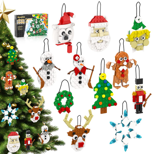 EIAVURPE Santa ornament for festive tree decorating and display
