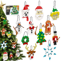 EIAVURPE Santa ornament for festive tree decorating and display