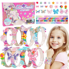 Eichhoo friendship bracelet kit with butterfly charms for creative jewelry making