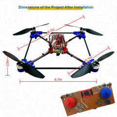 EIELEDIY Quadrotor drone spare propellers allow quick replacements during flights.
