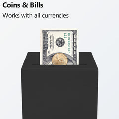 EIENHOSHI compact savings box on a desk, saving space