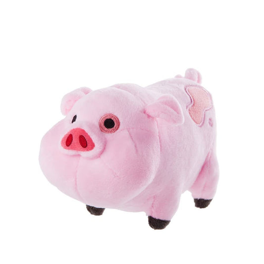 EIKOU Waddles pig plush soft fabric closeup, snuggly friend for kids and collectors.