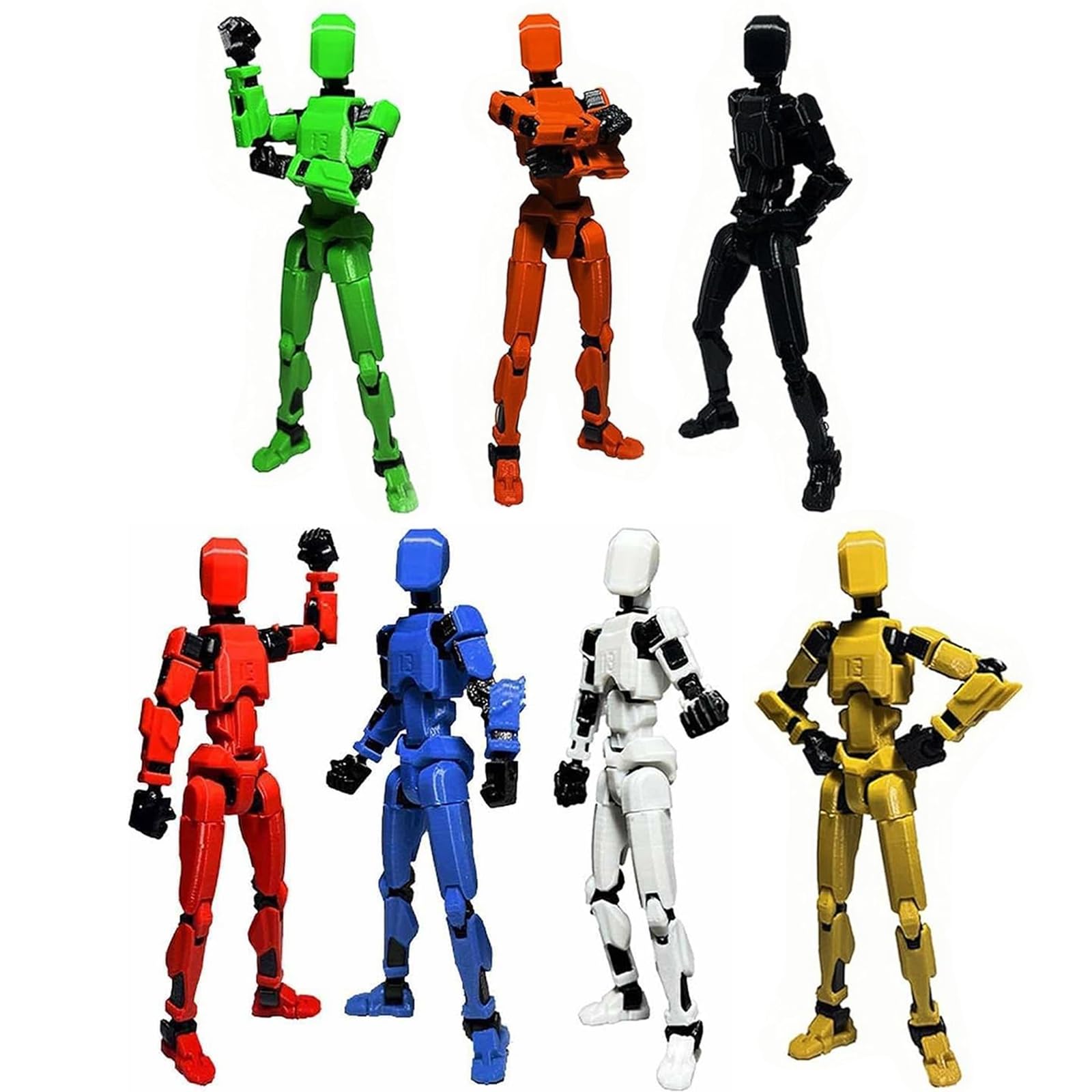 EIMONEY Lucky T13 figure fully assembled for desktop display and creative posing